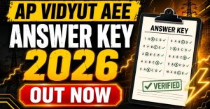 AP Vidyut Answer Key 2026 AEE Response Sheet & Objection