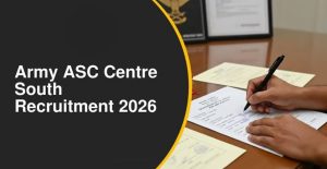 Army ASC Centre South Recruitment 2026 Apply for 62 Posts (1)