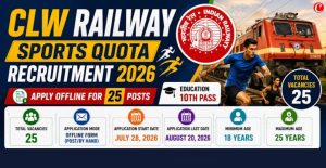 CLW Sports Quota Recruitment 2026 Apply Offline for 25 Posts (1)
