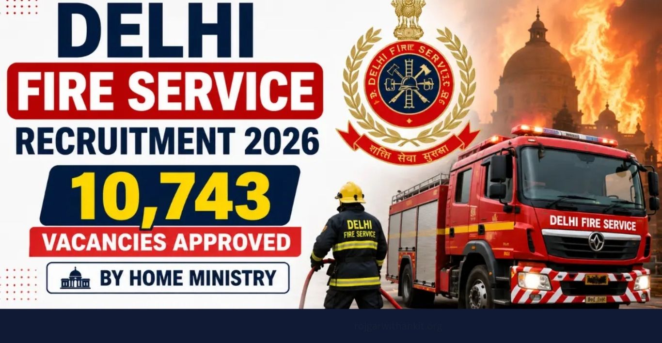 Delhi Fire Service Vacancy 2026 MHA Approves 10,743 New Posts