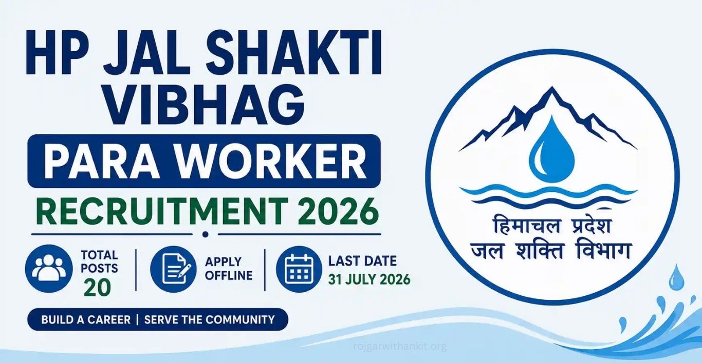 Himachal Jal Shakti Vibhag Recruitment 2026 Complete Details
