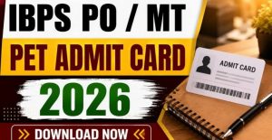 IBPS CRP PO MT XVI PET Call Letter 2026