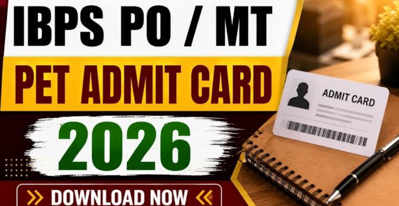 IBPS CRP PO MT XVI PET Call Letter 2026