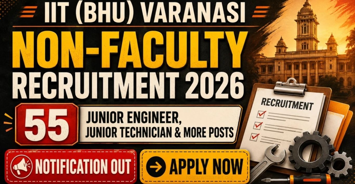 IIT BHU Non-Teaching Recruitment 2026 Apply Online for 55 Posts