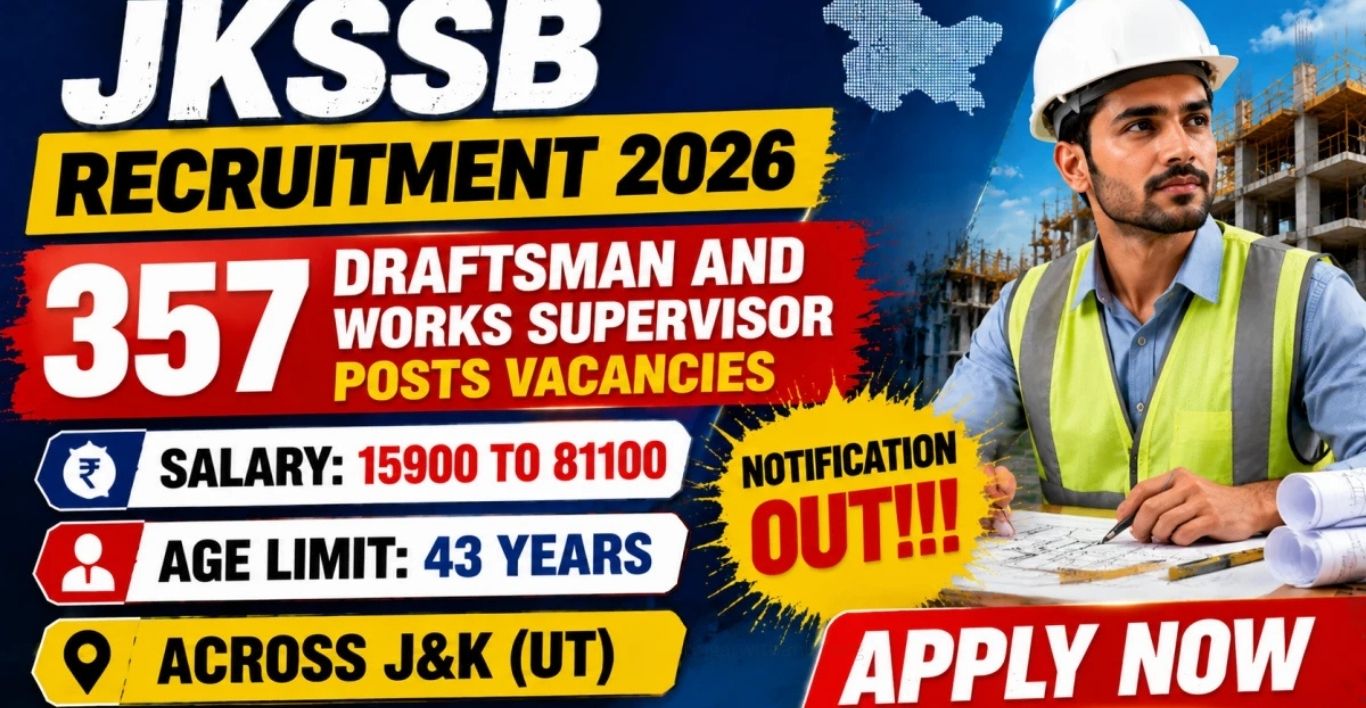 JKSSB Recruitment 2026 Apply Online for 357 Posts