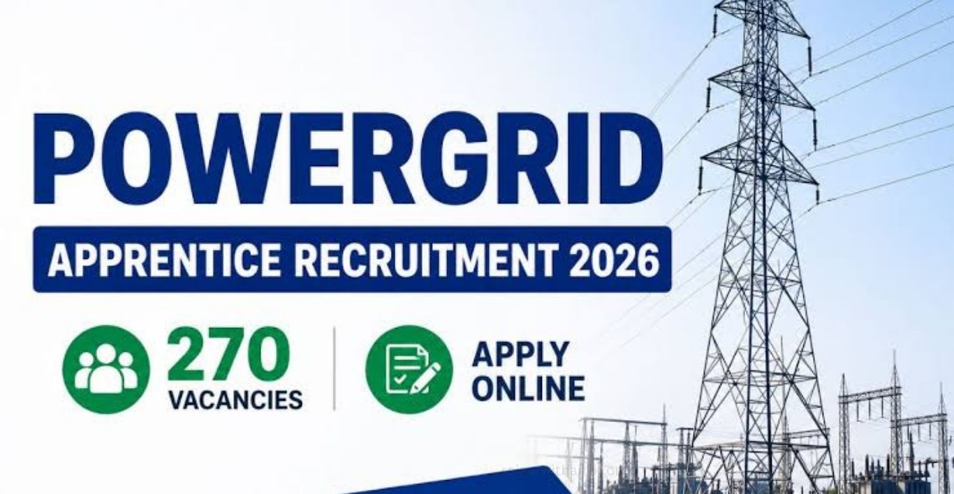 POWERGRID Apprentice Recruitment 2026 Apply Online for 270 Posts