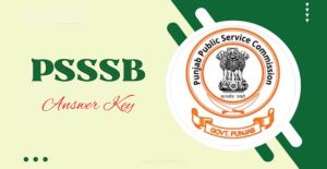 PSSSB ADA Answer Key 2026 Out