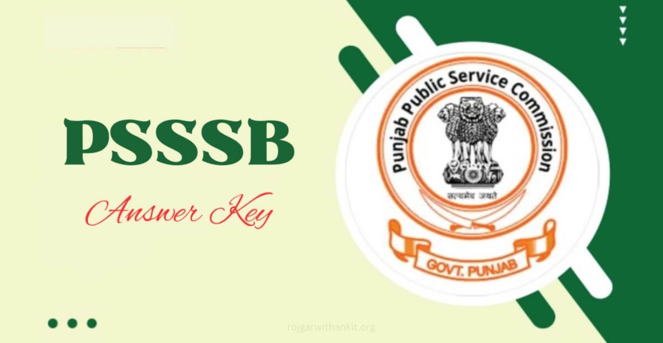 PSSSB ADA Answer Key 2026 Out
