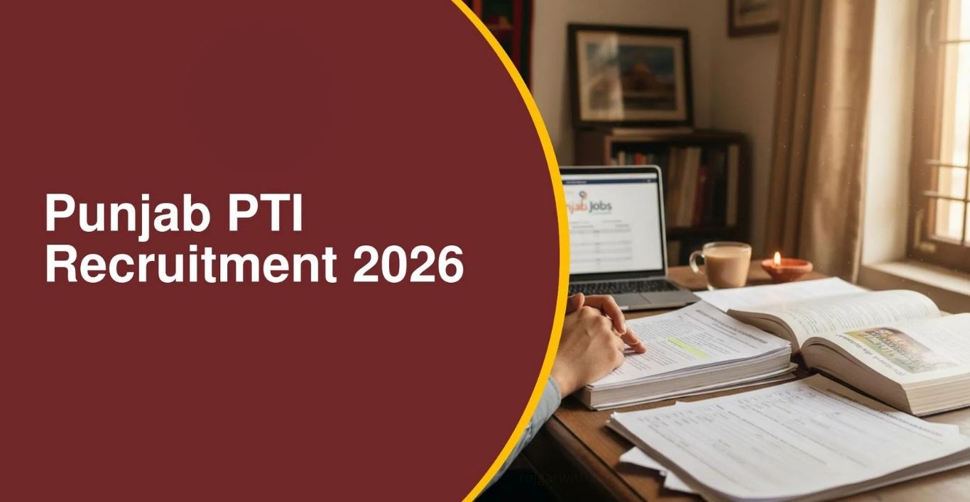 Punjab PTI Recruitment 2026 Apply Online for 2000 Posts