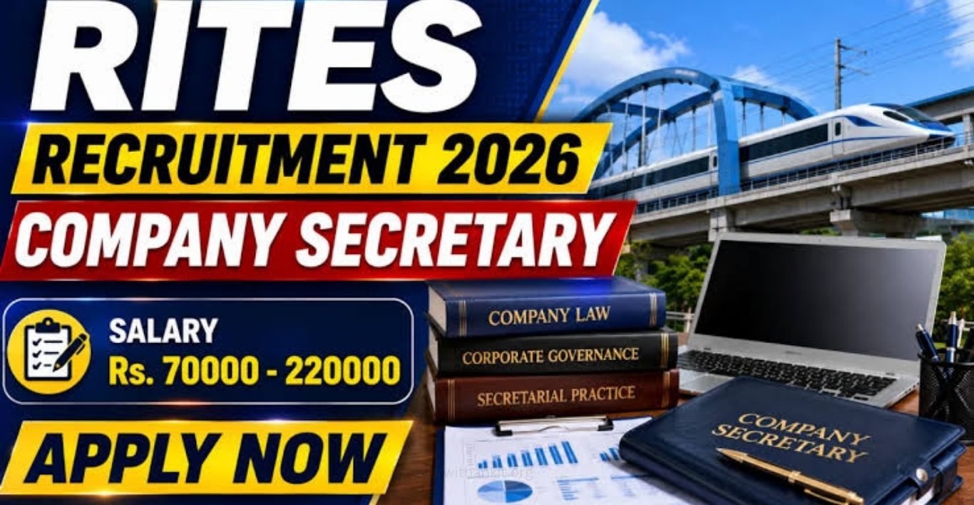 RITES IT Professionals Recruitment 2026 Complete Details