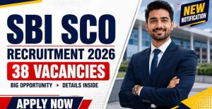 SBI SCO Recruitment 2026 38 Posts