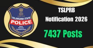 Telangana Police SI Recruitment 2026