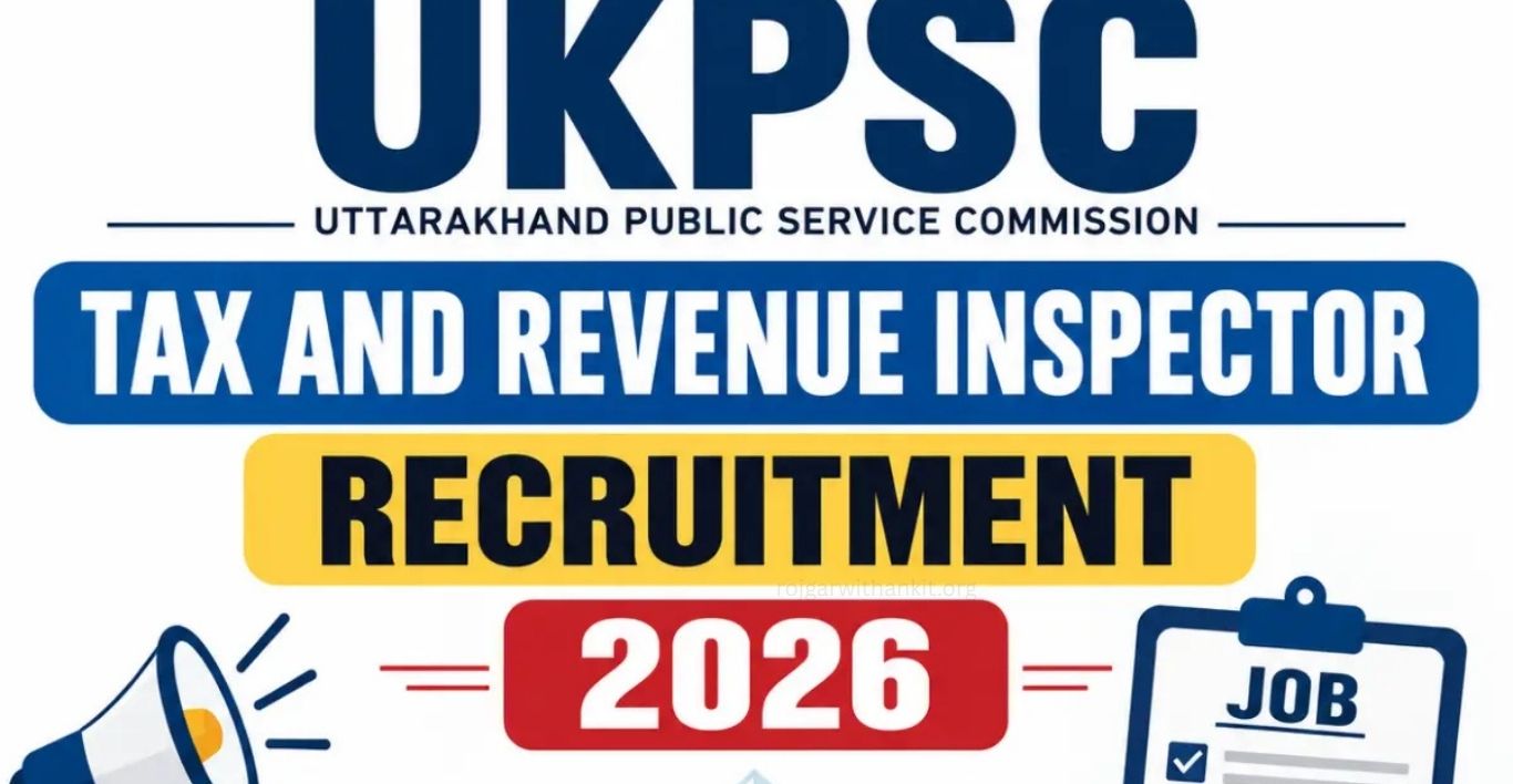 UKPSC Tax & Revenue Inspector Recruitment 2026