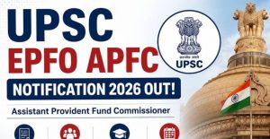 UPSC EPFO APFC Recruitment 2026 Apply Online for 80 Posts