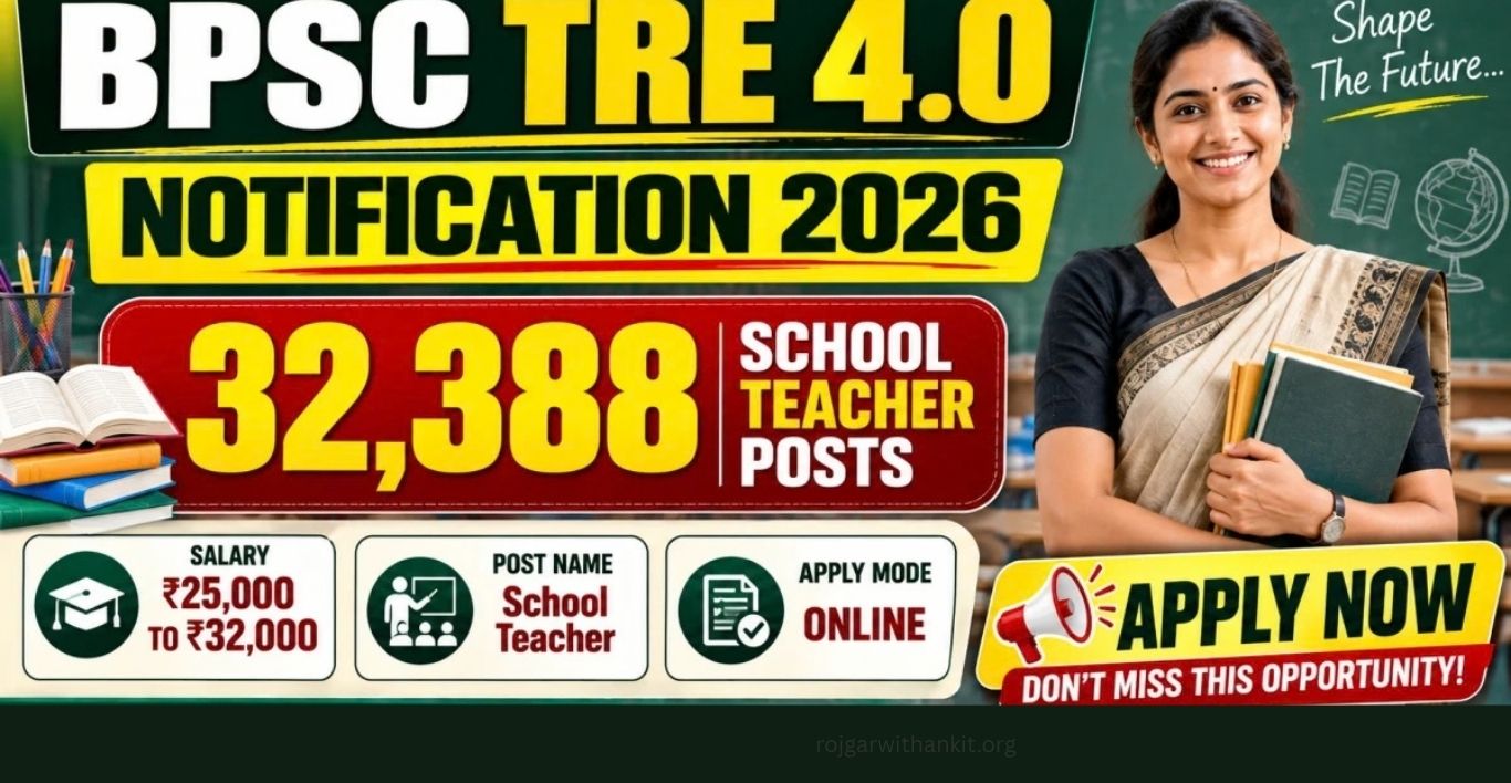 BPSC TRE 4.0 Recruitment 2026 32,388 Teacher Posts