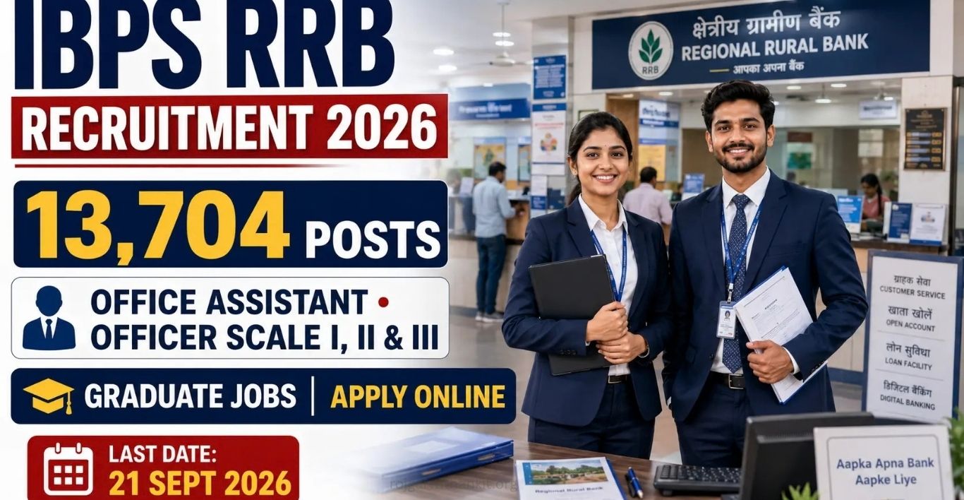 IBPS RRB XV Recruitment 2026 Apply Online for 13,704 Posts