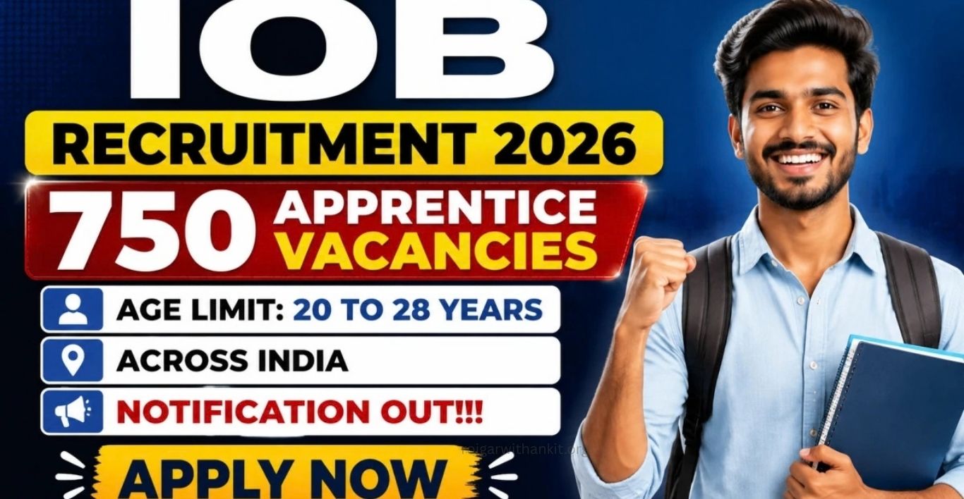 IOB Apprentice Result 2026 – 750 Posts