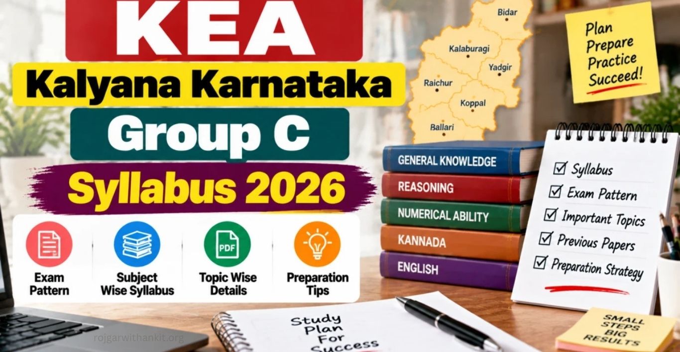 KEA Kalyana Karnataka Group C Syllabus 2026 210 Posts