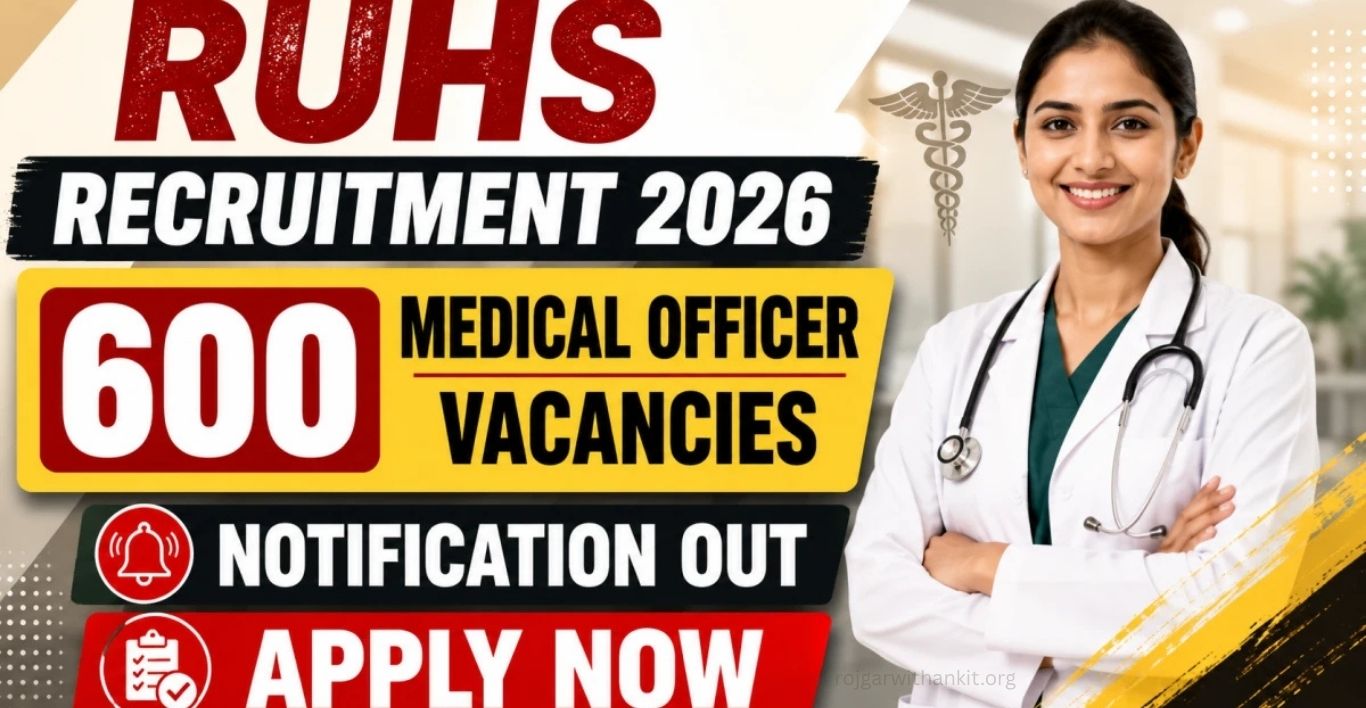 RUHS MO Recruitment 2026 Apply Online for 600 Posts