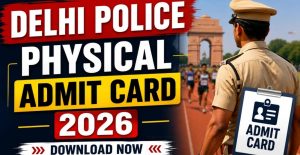 SSC Delhi Police Constable 2025 PE&MTDV Admit Card 2026 Out