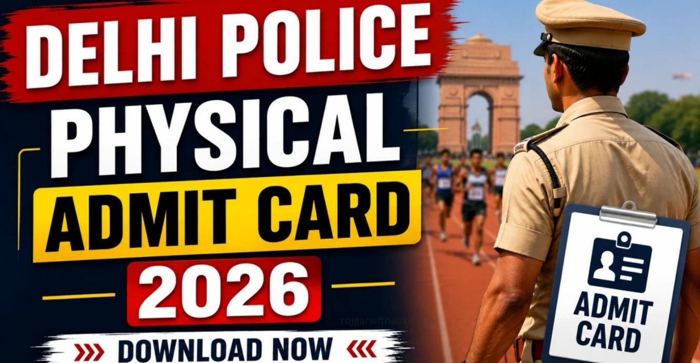 SSC Delhi Police Constable 2025 PE&MTDV Admit Card 2026 Out