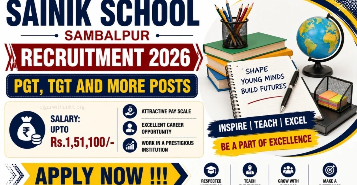 Sainik School Sambalpur PGT Result 2026