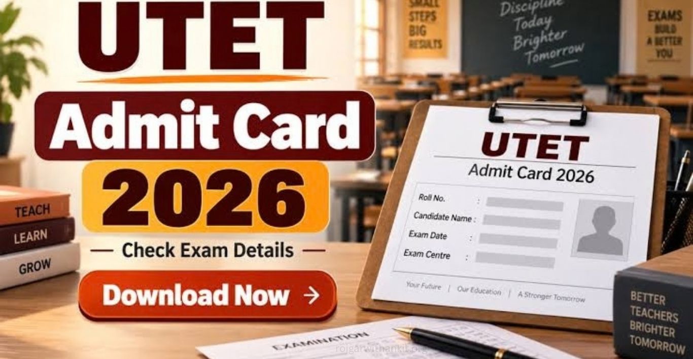 UTET Admit Card 2026 Uttarakhand TET Hall Ticket Download